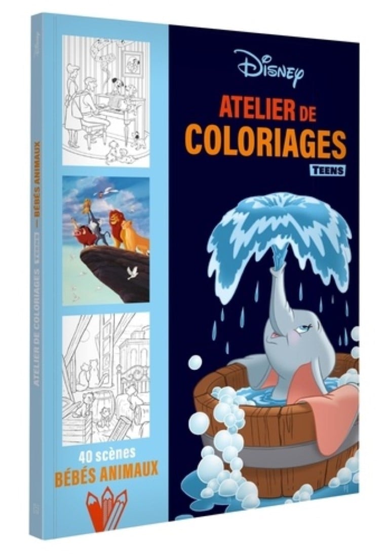 DISNEY TEENS - Atelier de coloriages - 1001 Détails