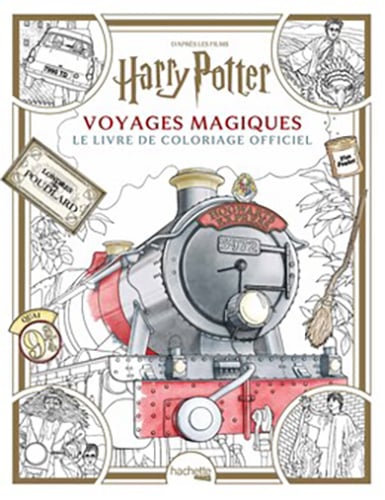 Coloriage Harry Potter : voyages magiques : Collectif - 2017242098