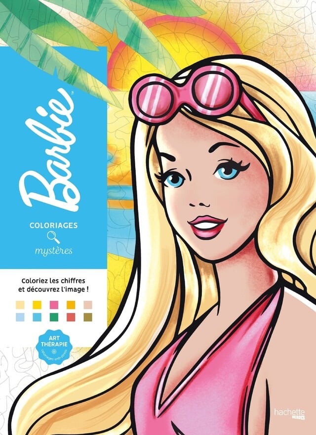 Coloriages mystères Barbie Livre coloriage Cultura