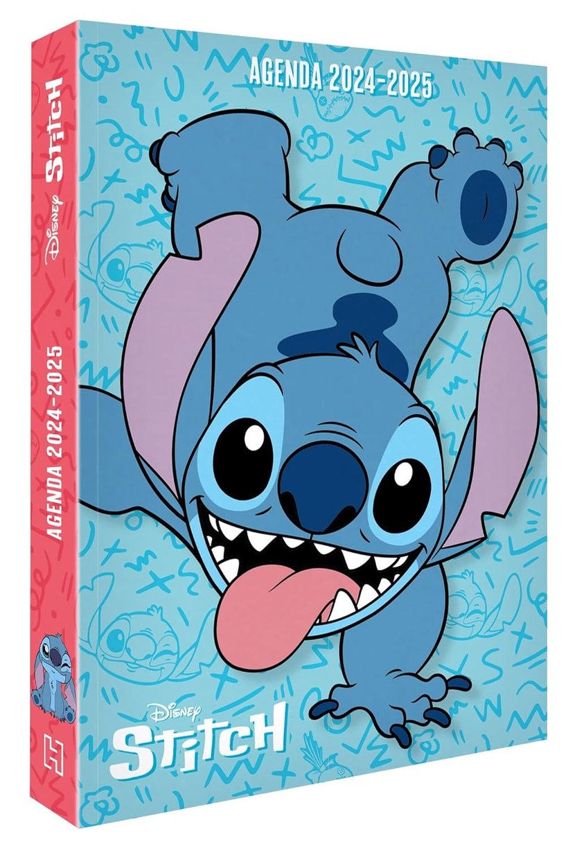 Agenda scolaire 2024/2025 12,5 x 17,6 cm Lilo et Stitch Agendas