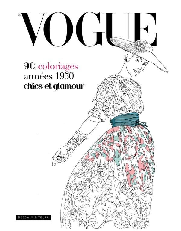 VOGUE 90 coloriages chics et glamour Cultura