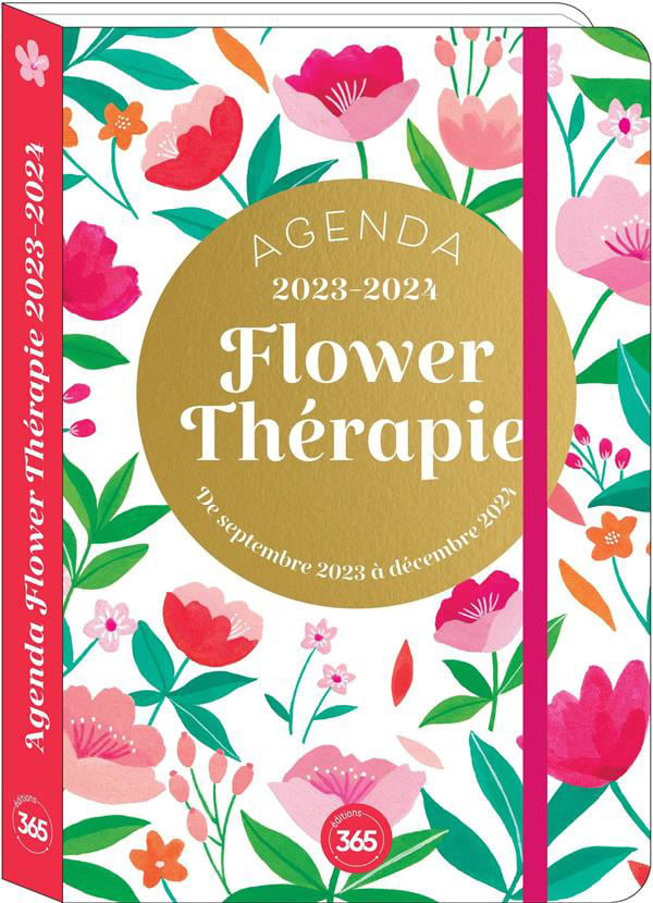 Agenda Flower Therapy - Mini 2024 - Accessoires Organisation familiale