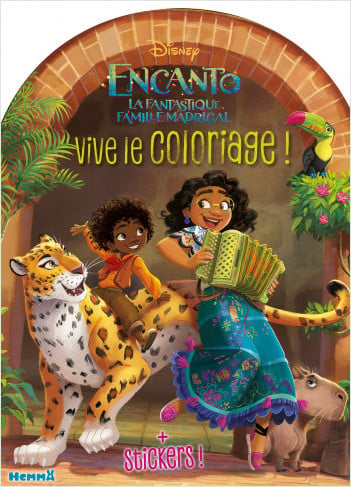 Disney - Vive le coloriage ! – Livre de coloriage pour enfants avec  stickers – Dès 4 ans, Collectif