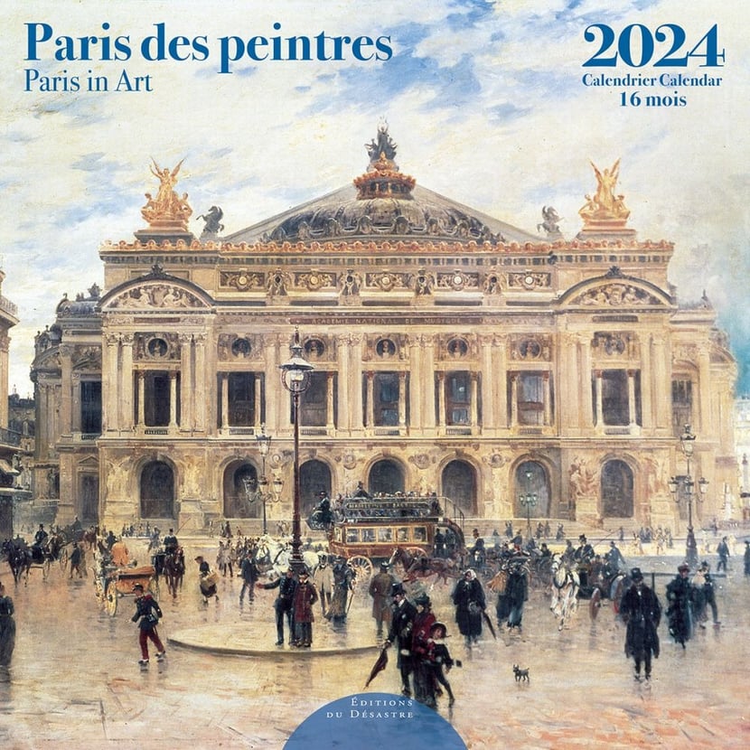 Mini Calendrier - 2024 - Editions du Désastre - Paris des peintres