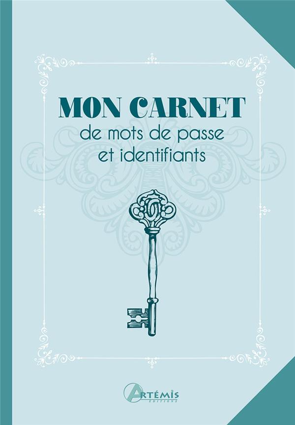 Carnet Artemis – 12 X 17 cm – Mon carnet de mots de passe et