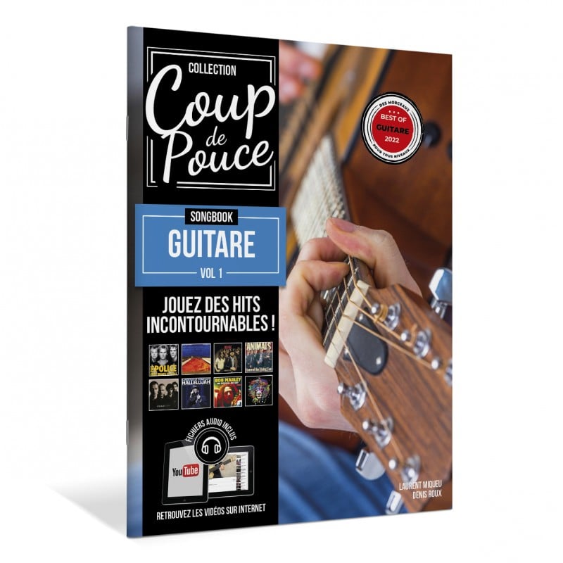 Méthode Coup de pouce guitare débutant Volume 1 + fichiers audio