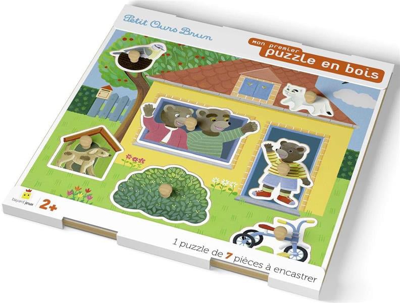 Petit Ours Brun : mon premier puzzle en bois - Livres pour enfants