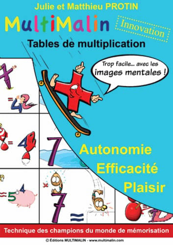 Multimalin tables de multiplication (cahier d'apprentissage + jeu cartes) -  Montessori - Pédagogie positive