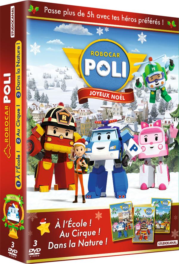 Robocar Poli - Coffret: À l'école ! + Au cirque ! + Dans la nature ...