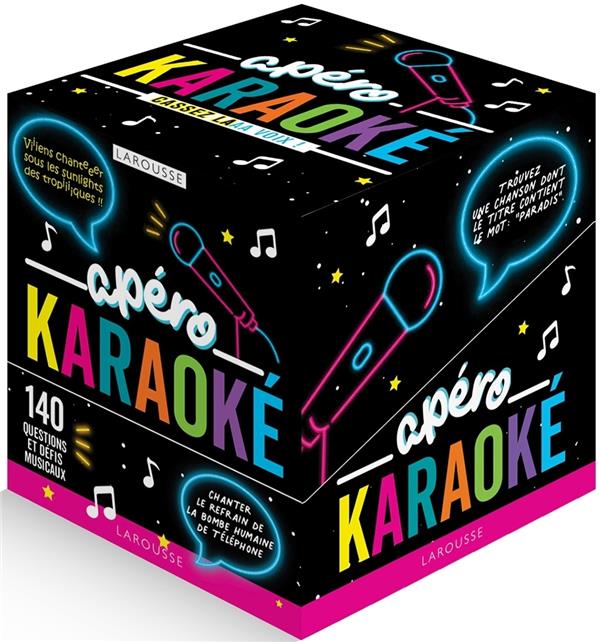 Apéro karaoké : Collectif - 2036026354 - Livres de Jeux et Escape Game