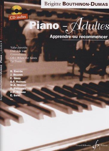 Piano-adultes - apprendre ou recommencer - Partitions - Méthodes