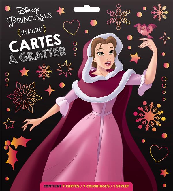 Disney princesses - ateliers disney - pochette plate - cartes a gratter -  special noel - 201400899X - Loisirs créatifs - Livres jeux et d'activités