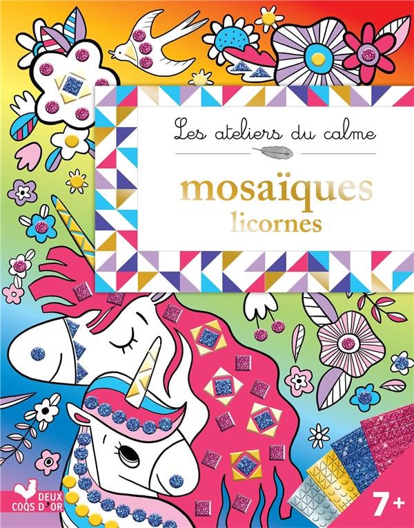  Les ateliers du calme - Mosaïques Animaux du monde (French  Edition): 9782012555396: Collectif, Deux coqs d'or: Books