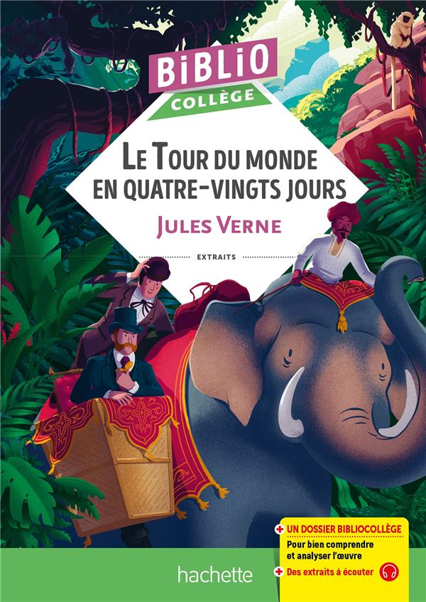 Le tour du monde en 80 jours - Jules Verne - Belin Education