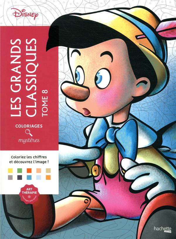 Coloriages mystères Disney - Les Grands classiques Tome 4 (Broché