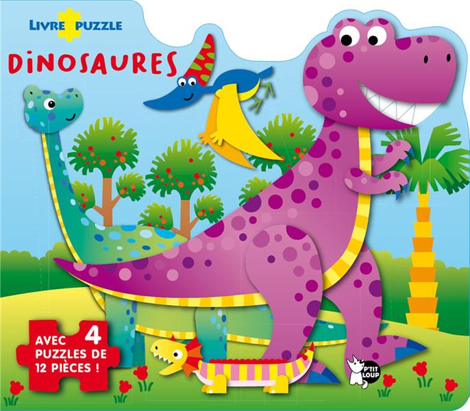 Livre puzzle : dinosaures