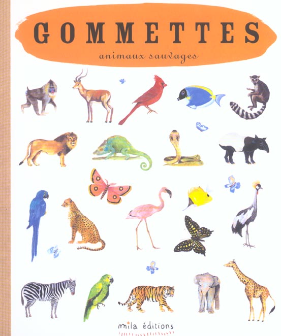 Gommettes - animaux sauvages - 2017161004 - Livres jeux et d