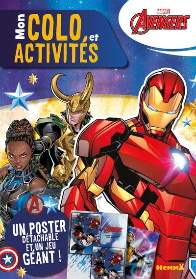 Marvel avengers - vive le coloriage ! (personnage iron man) : Collectif -  250805206X - Livres jeux et d'activités