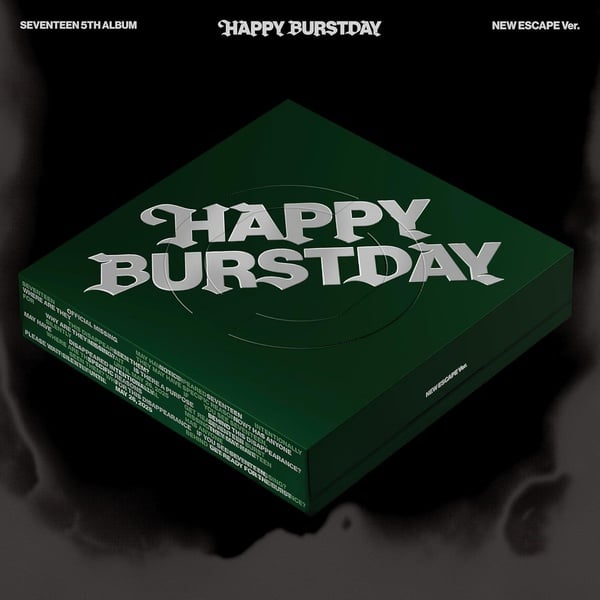 5th Studio Album 'HAPPY BURSTDAY' : Seventeen- KPOP - Genres