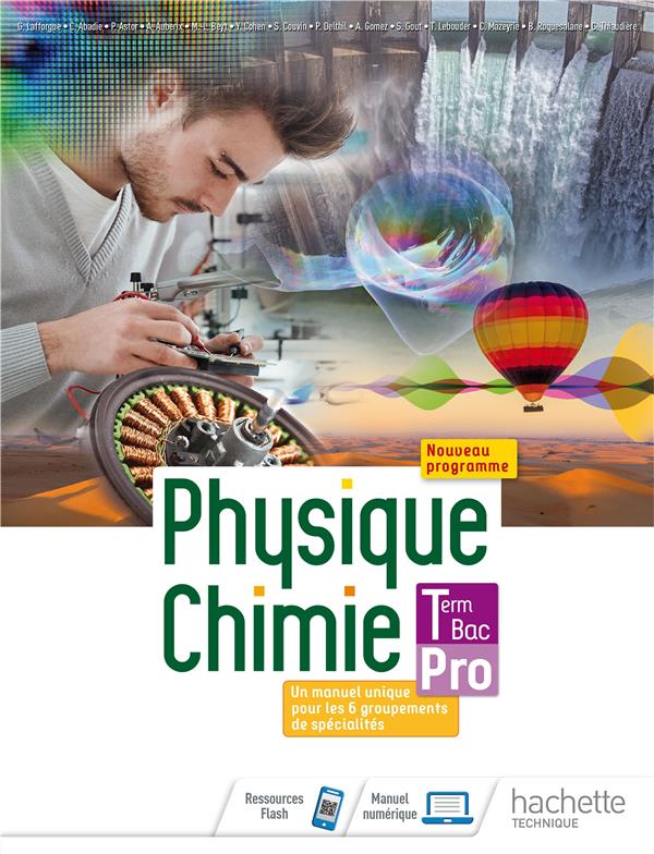 Physique-chimie Terminale Bac Pro - Livre Eleve - Ed. 2021 - 2017127582 ...