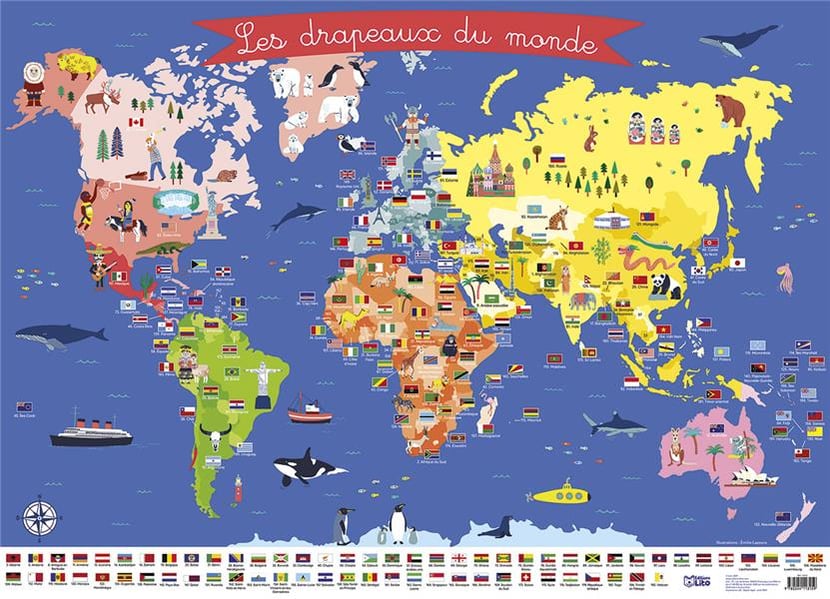 Posters Carte du Monde