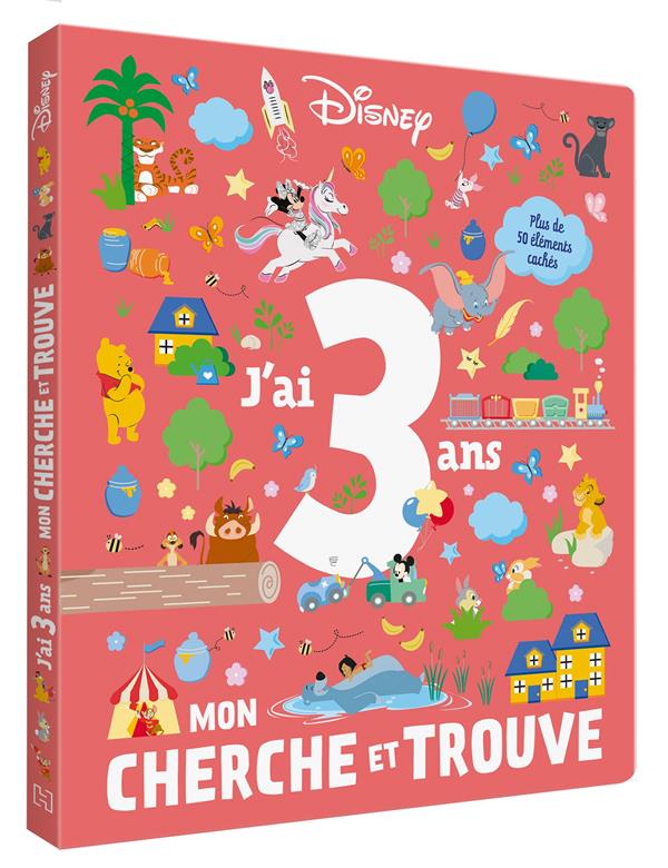 Mon cherche et trouve : j'ai 3 ans : Disney - 2017217972 - Livres jeux et  d'activités