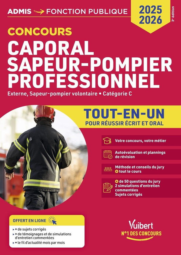 Concours Caporal Sapeurpompier professionnel Toutenun Catégorie