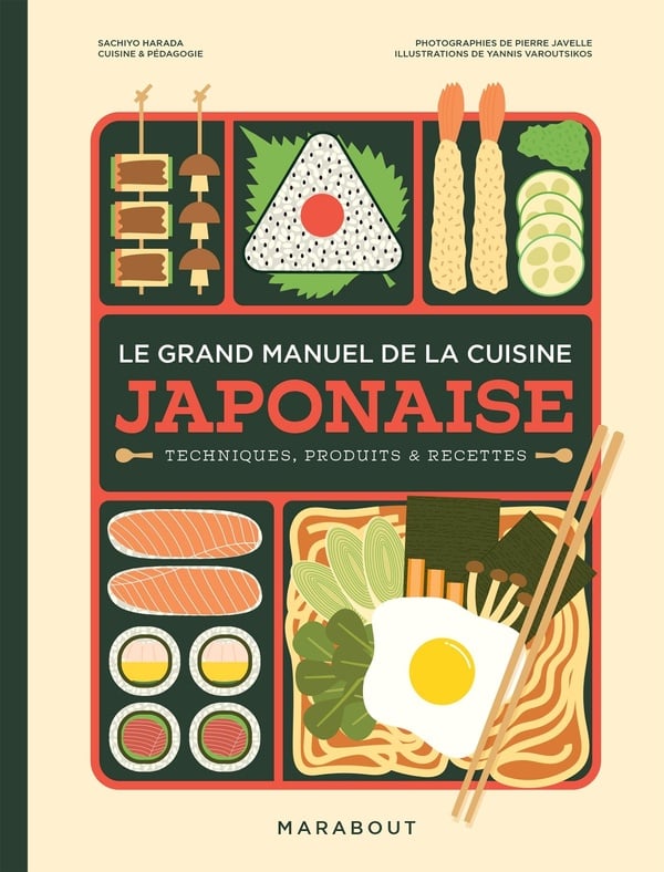 Le grand manuel de la cuisine japonaise : Harada Sachiyo- Livre
