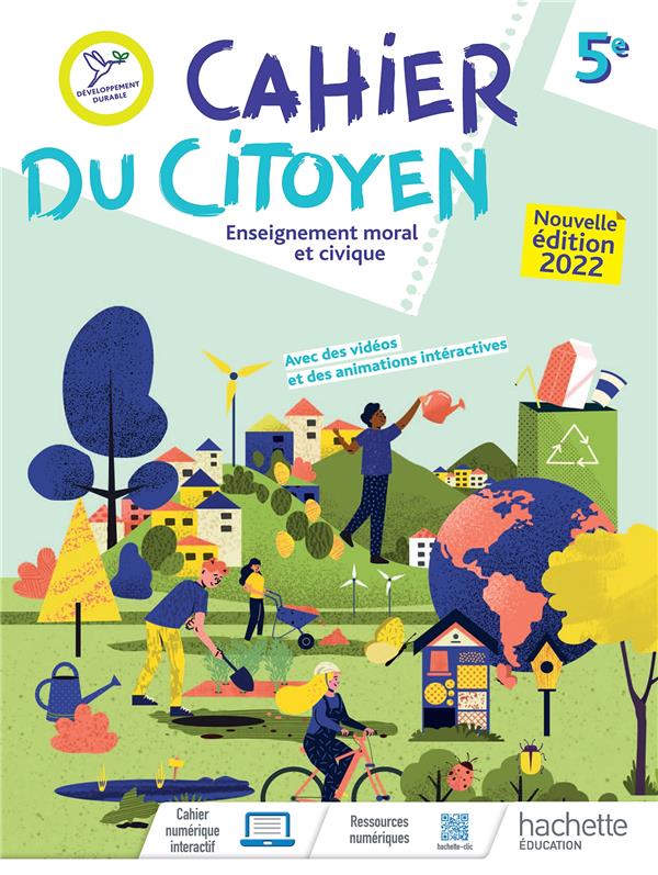 Cahier Du Citoyen Enseignement Moral Et Civique 5e Ed 2022