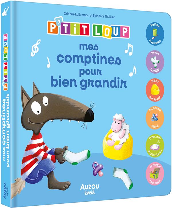 P'tit Loup : mes comptines pour bien grandir : Orianne Lallemand -  273389174X - Livres pour enfants dès 3 ans