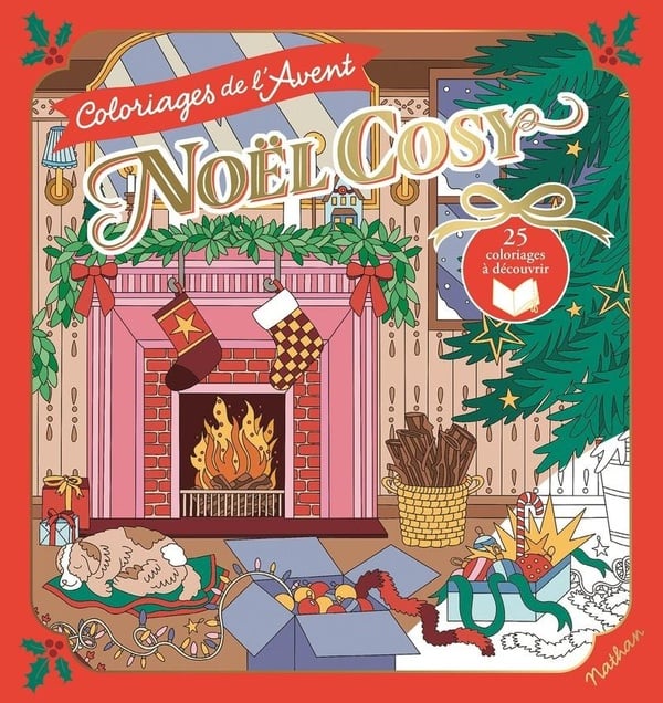 Noël Cosy - Coloriages de l'Avent