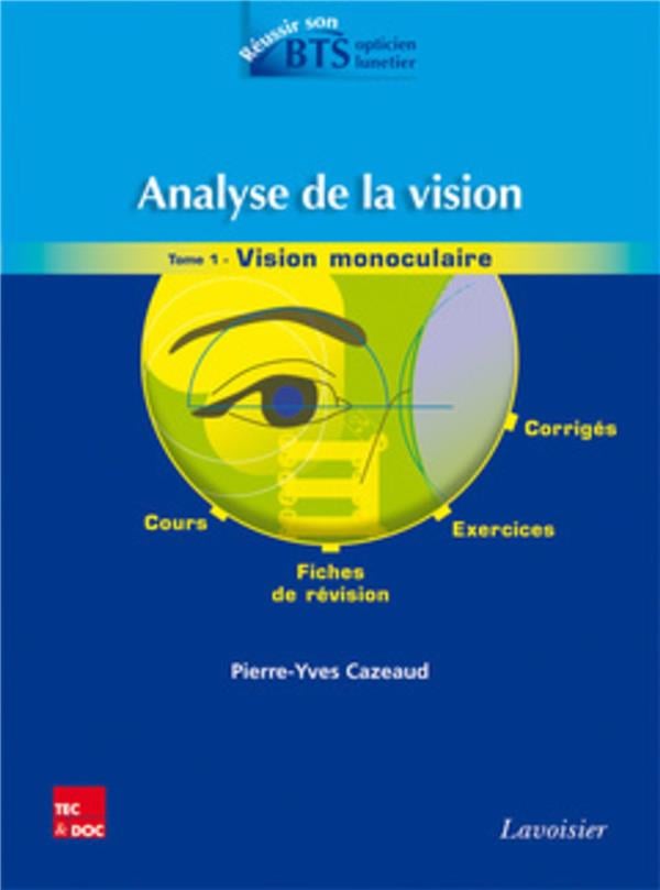 Analyse de la vision Tome vision monoculaire Pierre-Yves