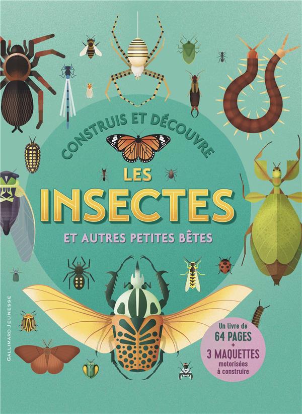 Construis et decouvre les insectes Collectif 2075165289 Livres jeux et d activites Cultura