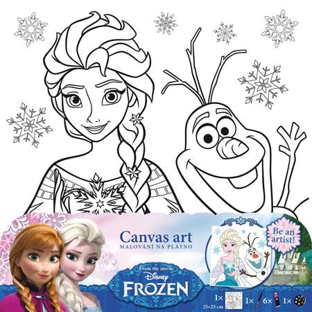 Peinture à l'huile numérique Disney la reine des neiges, princesse