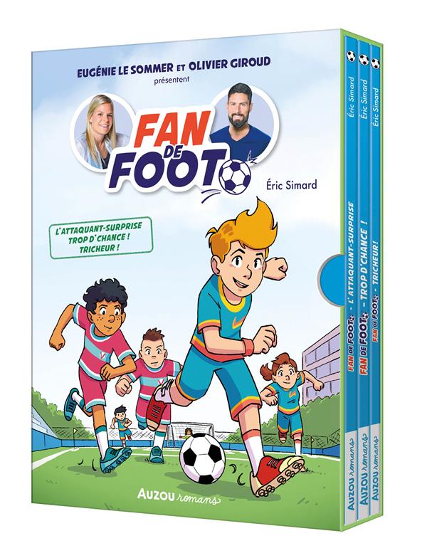 Fan de foot - coffret tomes 1 a 3 : Eric Simard - Romans pour enfants dès 9  ans - Livres pour enfants dès 9 ans