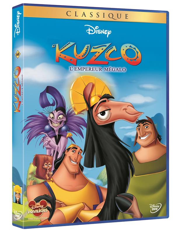 Kuzco, l'empereur mégalo DVD Jeunesse famille Films DVD