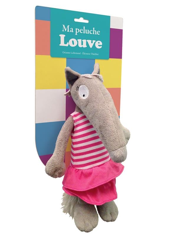 Ma peluche Loup pyjama licorne - Orianne Lallemand, Eléonore Thuillier -  Auzou - Objet - Au vent des mots LORIENT