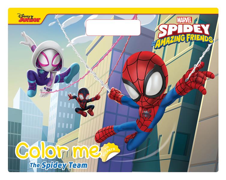 Mes coloriages avec stickers : Marvel Spidey et ses amis