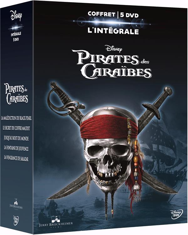 Pirates des Caraïbes - Intégrale 5 films - Films Action - Aventure DVD -  Films DVD & Blu-ray