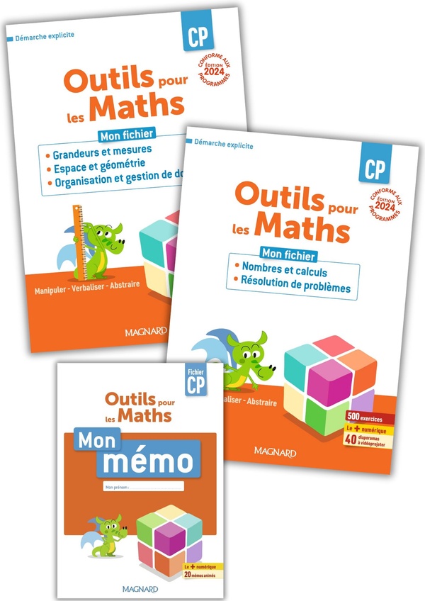 Outils pour les maths : Outils pour les Maths CP (2024) - 2 fichiers ...