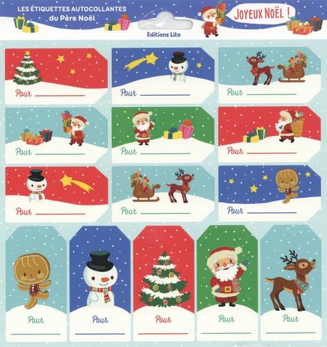 Les étiquettes autocollantes du Père Noël - 10ex – L'Art du Papier