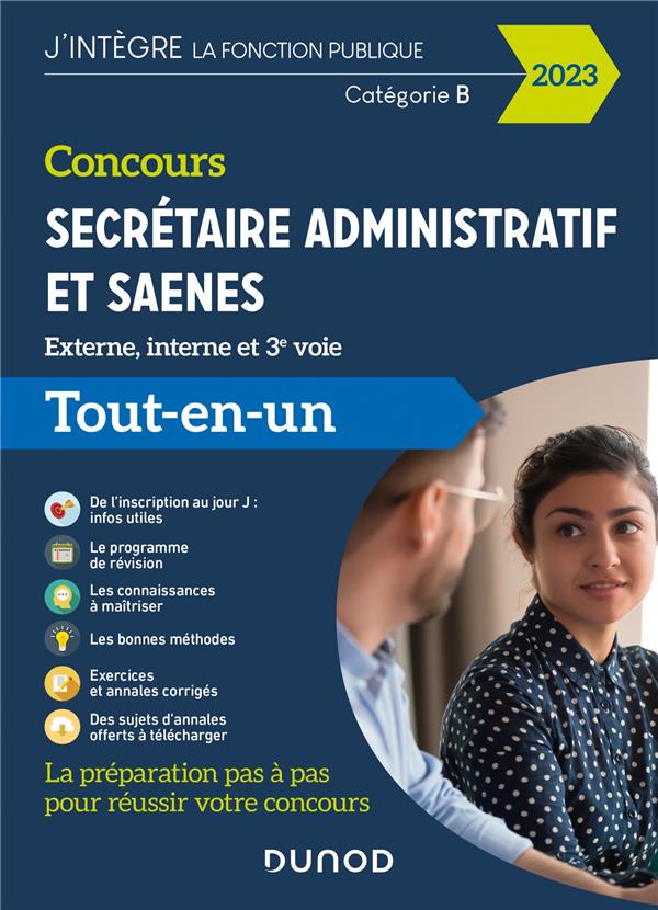 Concours Secrétaire Administratif Et SAENES - Tout-en-un (édition 2023 ...