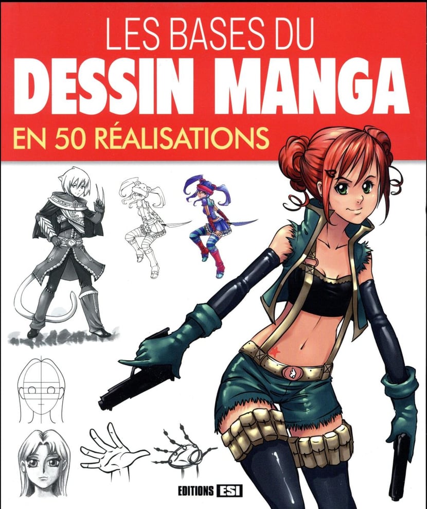 Les bases du dessin manga en 50 réalisations : Collectif | Cultura