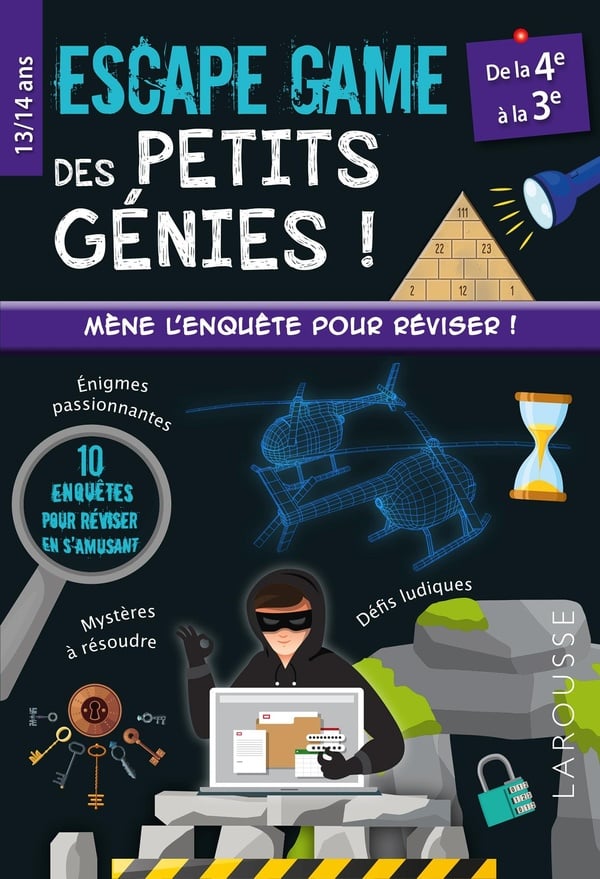 Escape game des petits génies ! : De la 4e à la 3e : Julien Durand
