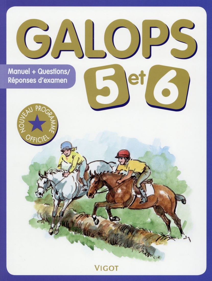 Livre Galop 1 à 4 manuel avec CD + question/réponses