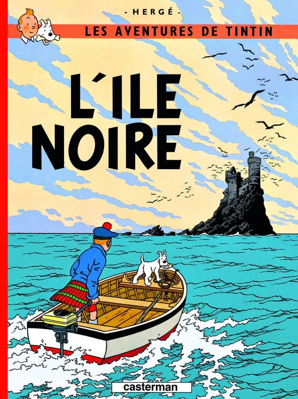 Les aventures de Tintin Tome 7 : l'île noire : Hergé- BD Jeunesse