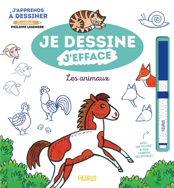 J'apprends à dessiner les animaux : Philippe Legendre - 2215183721 -  Loisirs créatifs - Livres jeux et d'activités