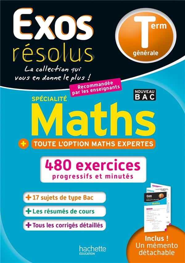 Exos résolus spécialité maths terminale générale Claudine