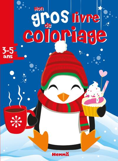 Livre de Coloriage Noël: Beau Livre de Noël pour les enfants de 4