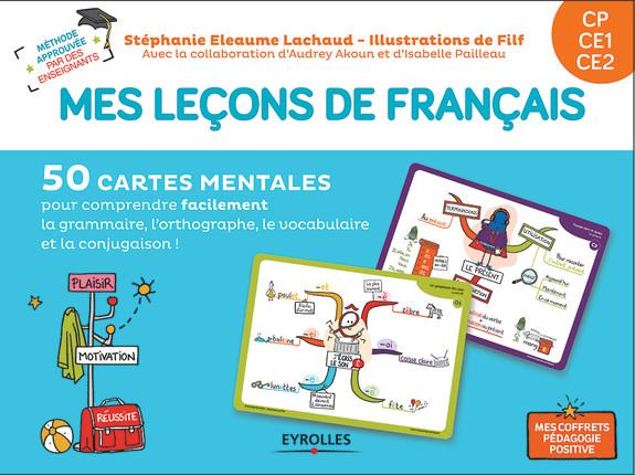 Mes leçons de français - CP, CE1, CE2 - 50 cartes mentales
